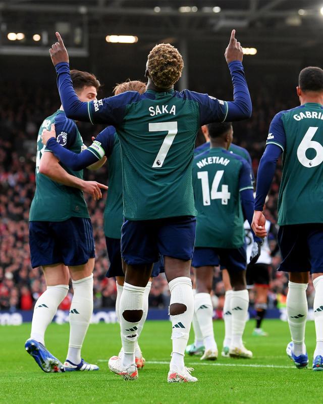 db真人平台-【英超】萨卡闪击，农场主顽强反超，阿森纳1-2富勒姆